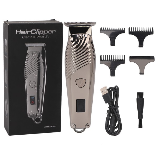 Hair Trimmer Rechargeable Low Noise Safe Portable Electric Hair Clipper