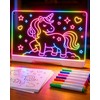 JoyRapt LED Drawing Board for Kids, Gift for Girls Age