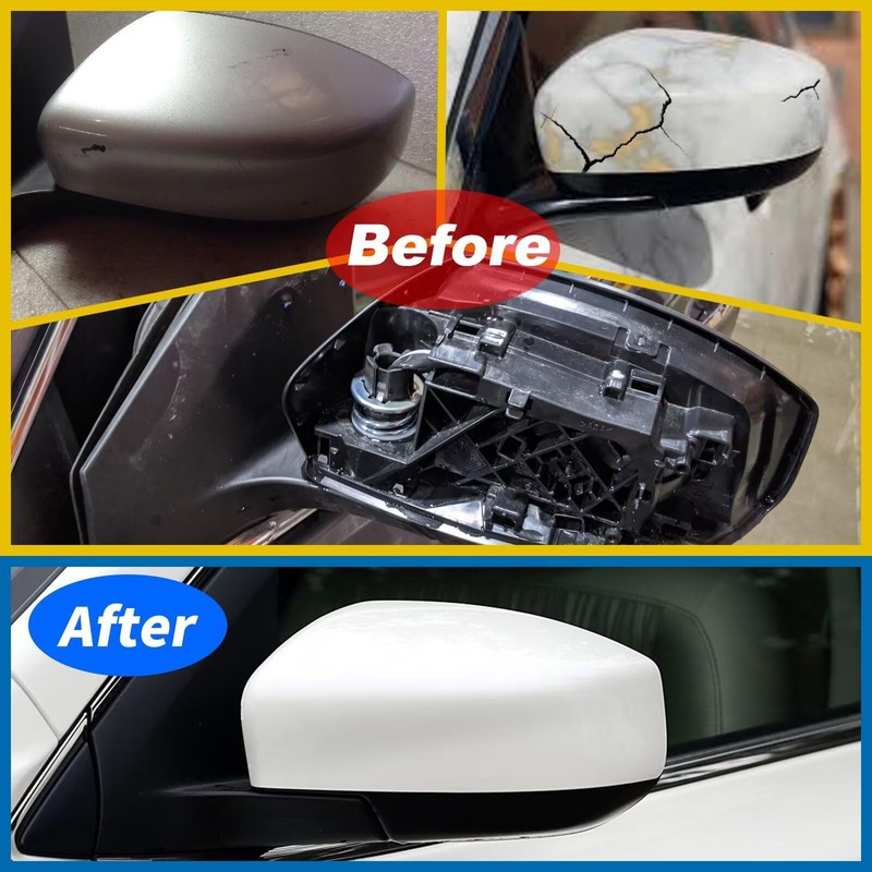 Goholy Car Door Side Rearview Mirror Cover Compatible With Nissan