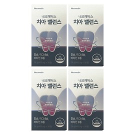 Neomedix Tooth Balance 30 tablets 4 boxes Calcium Magnesium Vitamin Pantothenic Acid Biotin / 네오메딕스 치아밸런스 30정 4박스 칼슘 마그네슘 비타민 판토텐산 비오틴