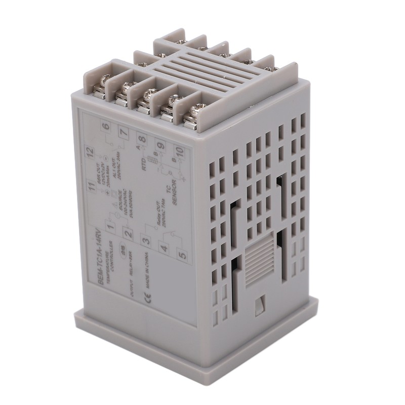 Digital Thermostat PID Temperature Controller Intelligent Relay Output Thermostat 100240VAC(BEM-TC1A-14RV