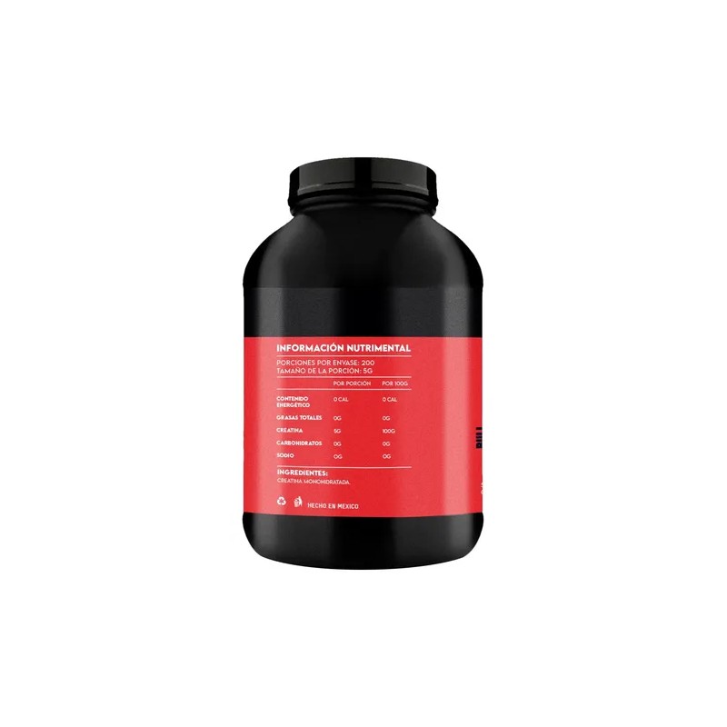 Creatina Monohidratada 1kg Bull Protein 200servicios Sabores
