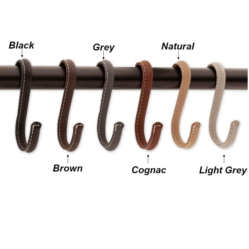 Brute Strength - S Shaped Hooks Wrapped in Full Grain