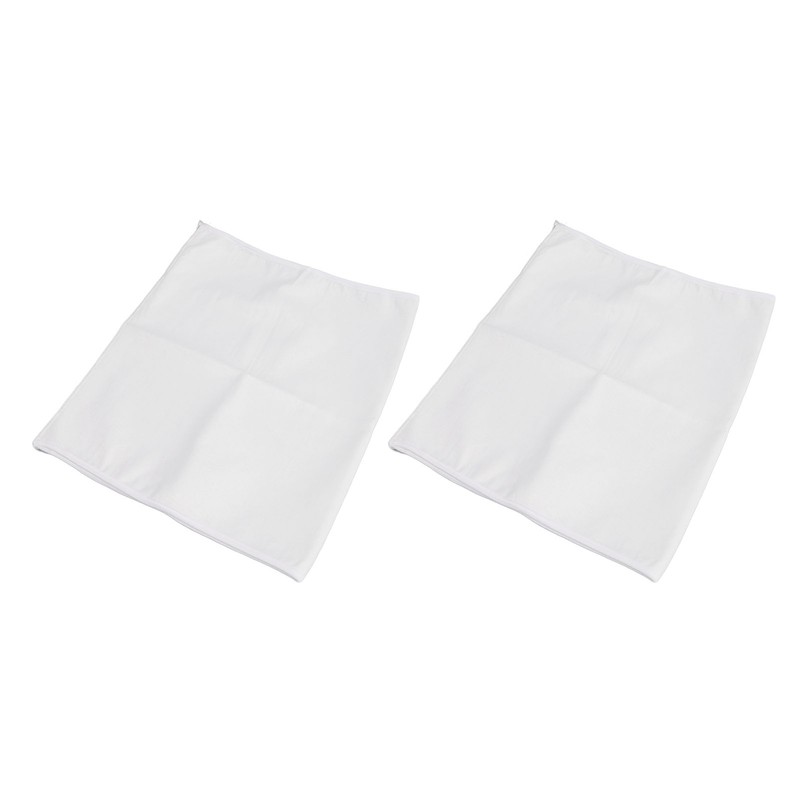 2PCS Filter Sleeve 6in White Elastic Polyester Prefilter Cover for