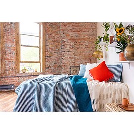 Refinery29 | Harley Bedding Collection| Luxury 100% Cotton Premium Ultra Soft Quilt Coverlet, Lightweight Comfortable 3 Piece Set, Modern Design for Home Hotel DÃ©cor (Twin/Twin XL, Blue)