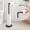 Free Standing Toilet Paper Holder, Stainless Steel Rustproof Tissue Roll