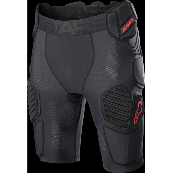 Alpinestars Bionic Pro Protection Shorts Large Black/Red 6507523-13-L