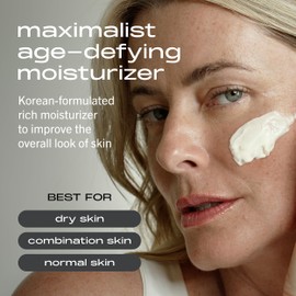 MATTER OF FACT Maximalist Age-Defying Moisturizer, Peptide & Hyaluronic Acid Face Cream with Niacinamide and Bakuchiol, Plumping Hydration for Fine Lines & Uneven Tone, 50mL / 1.6 Fl Oz