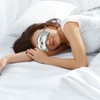 EUPSIIU 4 Pcs Eye Mask for Sleeping, Fluffy Soft Silk