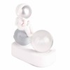 Resin Astronaut Crystal Ball Night Light Galaxy 3D Inner Carving