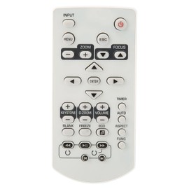 VBESTLIFE For CASIO Projector Remote Control, YT‑130 New Projector Remote Controllor Replacement for CASIO XJ‑A142 XJ‑A147 XJ‑A242 XJ‑A247 Projectors