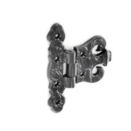 Antique effect black 4" fancy door hinge (1 Pair)