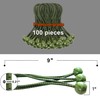6 inch 100 Piece Heavy Duty 5mm Ball Bungee Canopy