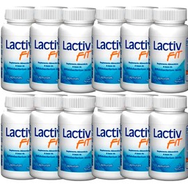Lactiv Fit Suplemento Alimenticio | 15 Cápsulas de 47mg c/u | Pack de 12 | Apoya el Bienestar Digestivo