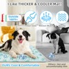 Dog Cooling Mat Extra Large, Q-Max>0.5 Double-Sided Thickened Breathable Cooling