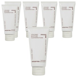 Innisfree Volcanic BHA Pore Cleansing Foam Large Capacity, 250g, 6 Pieces / 이니스프리 화산송이 BHA 모공 클렌징폼 대용량, 250g, 6개