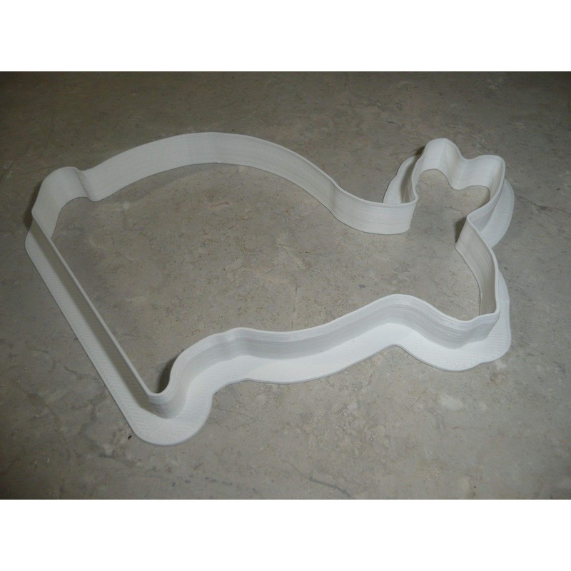 LARGE EASTER BUNNY RABBIT COOKIE CUTTER MADE IN USA PR217