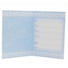 Blue Dove Cross Invitations with Envelopes – Pack of 8