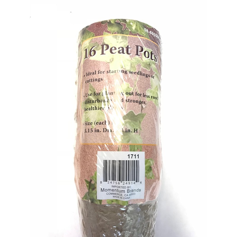 Pack of 16 3 inch Fiber Pots