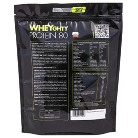 + Watt Wheyghty Protein 80 Proteins del Siero del Latte Gusto Cacao, 750 g