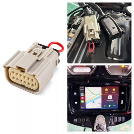 RI Apple CarPlay Jumper Car Play Plug for Harley Touring w/Boom GTS Radio 2019-2023
