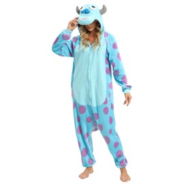 LABULA Onesie Animal Adult Unisex Animal Outfit Cosplay Pyjamas Carnival Costume, Sully