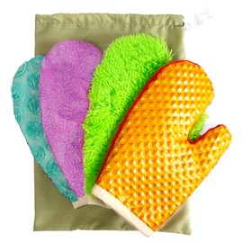 TIZIANA Guantes de texturas para estimulacin sensorial para bebs y terapias para adultos post operatorias. ENVO GRATIS                                
