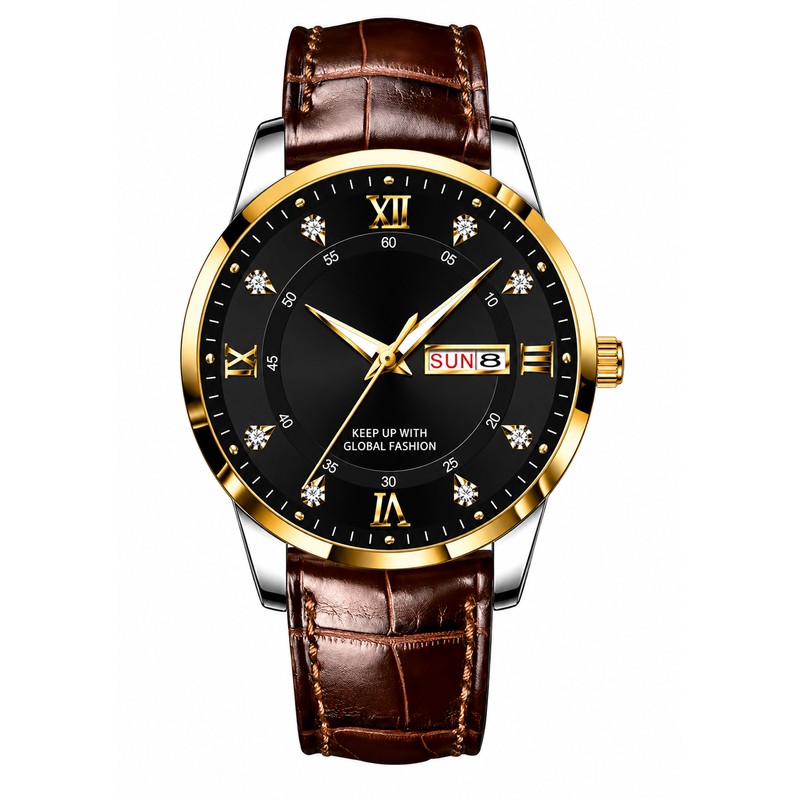 Ultra-Thin Men’s Watch for Business & Casual Wear – Luminous
