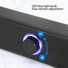 GOWENIC Altavoces para Computadora, Barra de Sonido de Escritorio con