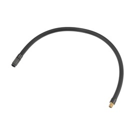 X AUTOHAUX 40cm Threaded Tire Inflator Extension Hose Chuck Adapter Air Pump Tube Tire Valve Black Connection Pipe for Car Truck Bike MTB Copper Rubber