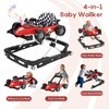 Baby Walker with Wheels, 4-in-1 Baby Walker for Boys Girls
