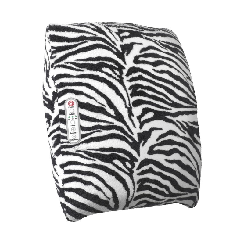 Conair Sound Therapy Pillow - Zebra