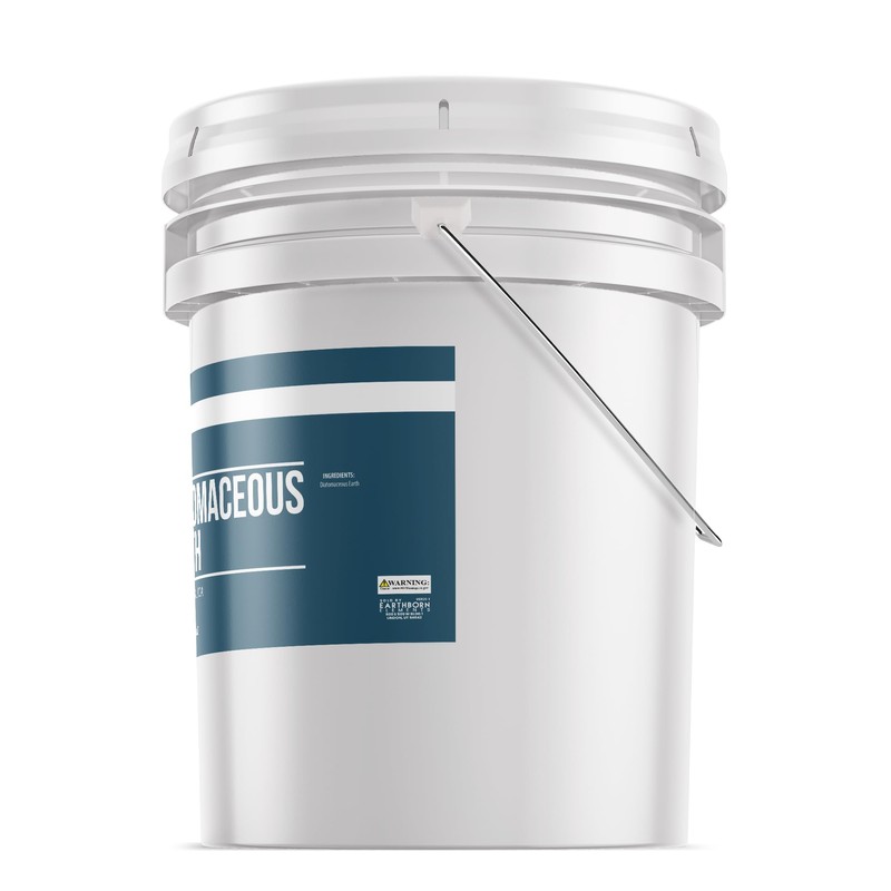 Earthborn Elements Diatomaceous Earth (5 Gallon), Resealable Bucket Pure Freshwater