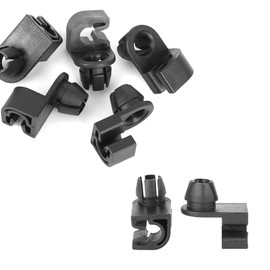 A ABSOPRO Pack of 5 Bonnet Props Rod Clip for Peugeot 206 307 308 408