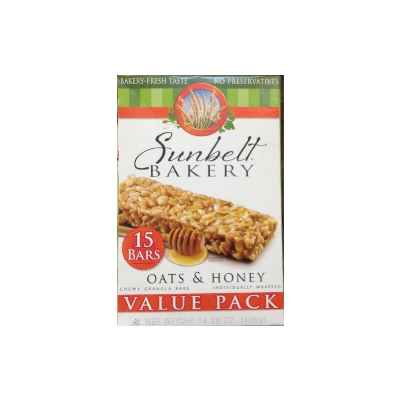 OATS & HONEY Chewy Granola Bars 15-Count VALUE PACK (5