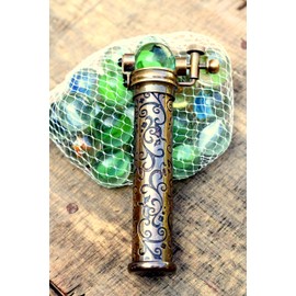 ANTIQLICIOUS Brass Kaleidoscope with Marble Eyepiece Premium Quality Gift Victorian Classic Kaleidoscope