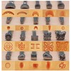 Leather Stamping Tools Kit,Leather Different Shape Saddle Making Stamp Punch