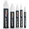 CHALKY CROWN 5pc White Chalk Markers - Non-Toxic Liquid Chalkboard