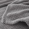 Yebeda Cuddly Waffle Blanket, 130 x 170 cm, Light Grey,