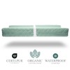 Organic Cotton Contoured Baby Changing Pad w/Waterproof Foam Mattress, includes