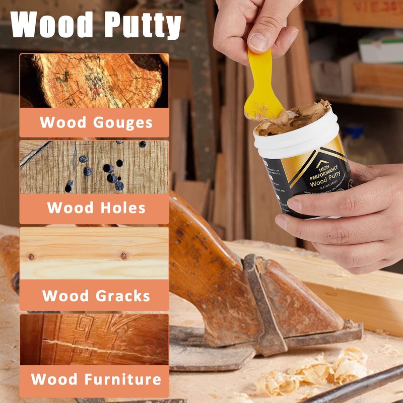 Deuvuo Natual Wood Putty, Wood Putty Filler - Our Wood