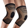 Copper Knee Braces for Women and Men - 2 Pack