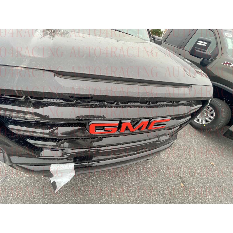 CAPSBAY 2019 2020 2021 GMC Sierra Front Grill Red Black