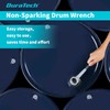 DURATECH Aluminum Drum Wrench, 3-in-1 Bung Wrench, Barrel Opener Tool