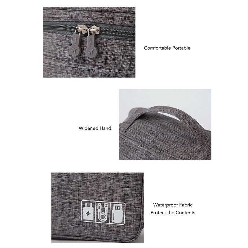Portable Cord Bag Electronic Accessories Carry Case Waterproof Electronic Storage