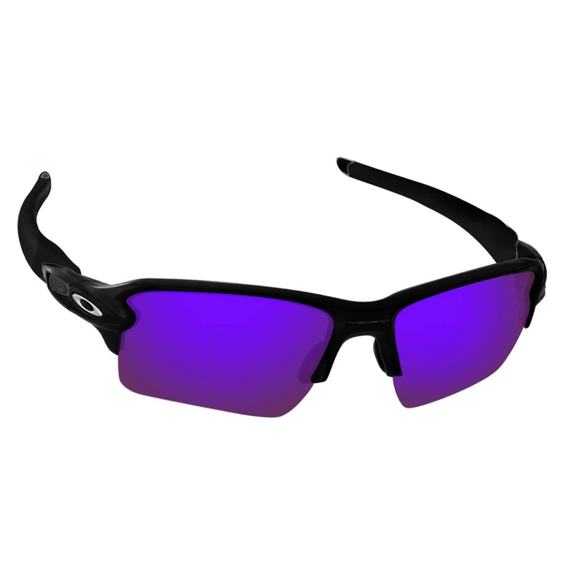 Alphax Plasma Purple Mirrored Elite Polarized Replacement Lenses for Oakley