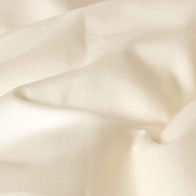 Homescapes Organic Pillowcase 48 x 74 cm Cream Vanilla 100%