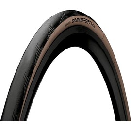 Continental - Continental 28-622 Grand Sport Race (700 x 28C) Black/Brown Foldable Skin Tire - 1 Piece