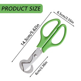 Portable Quail Egg Shell Cutter Anti-Rust Quail Eggs Scissors Stainless Steel Quail Eggs Opener Lightweight Egg Shell Cutting Scissors for Kitchen Tool