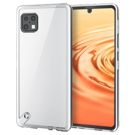 Elecom PM-S221HVCK2CR AQUOS sense6s (SHG07) / sense6 (SH-54B SHG05) Case Cover Hybrid TPU Anti-Yellowing Slim Square Air Cushion Shock Resistant Strap Hole Extra Design Clear